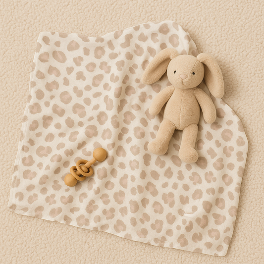 Multi-use Bamboo Swaddle in Cheetah