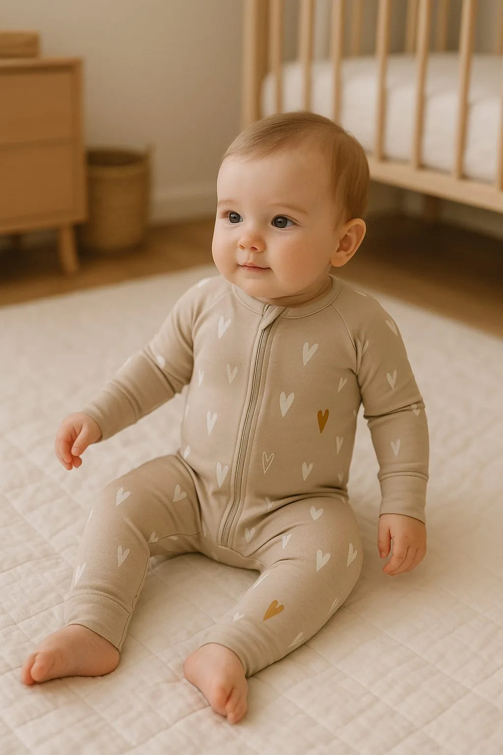 I Heart You Modal Romper