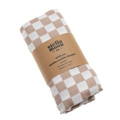 Multi-use Bamboo Swaddle in Checkers